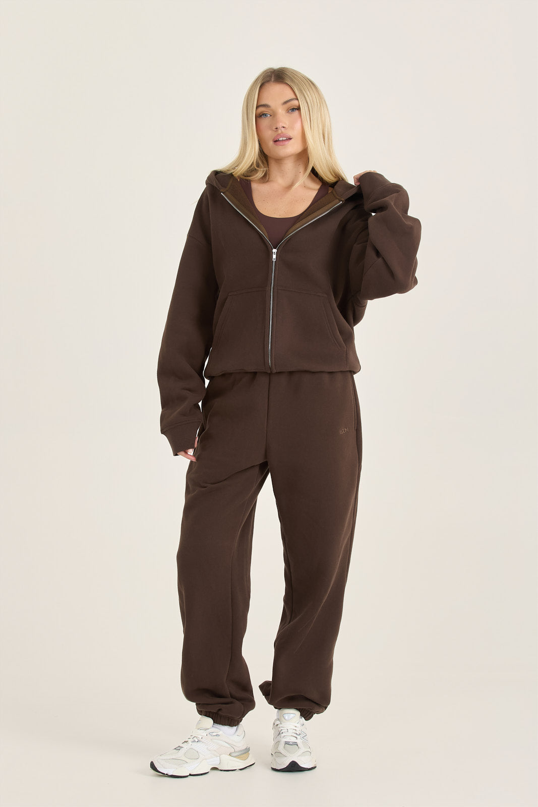 LOOM Oversized Zip Through Hoodie