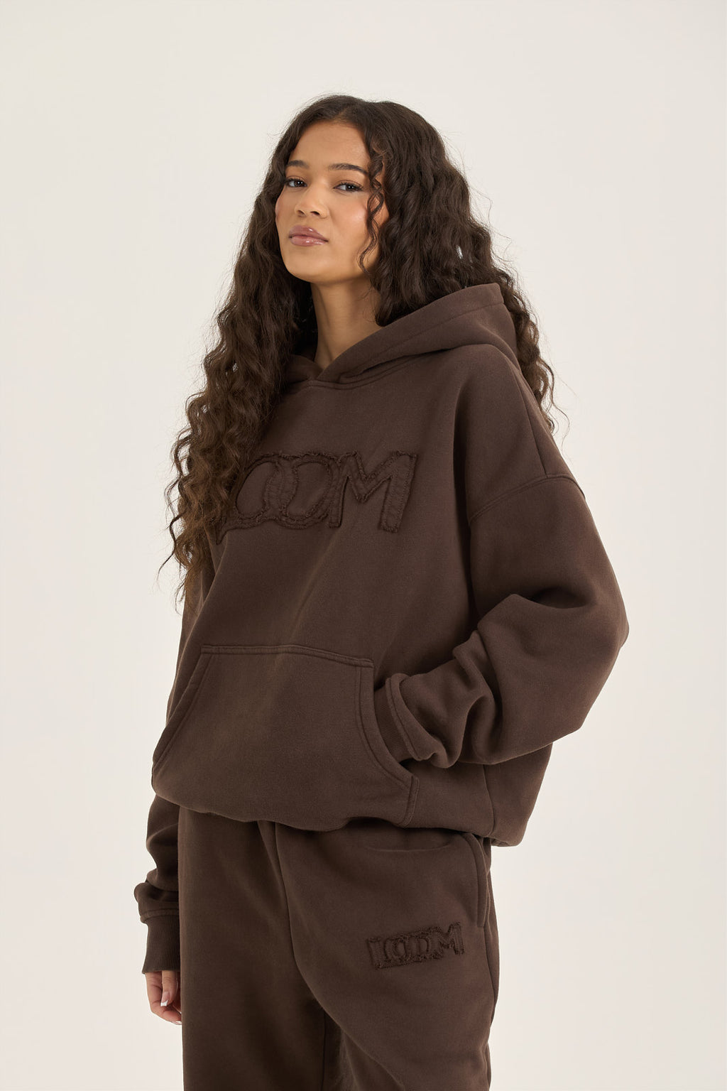 LOOM Applique Washed Oversized Hoodie