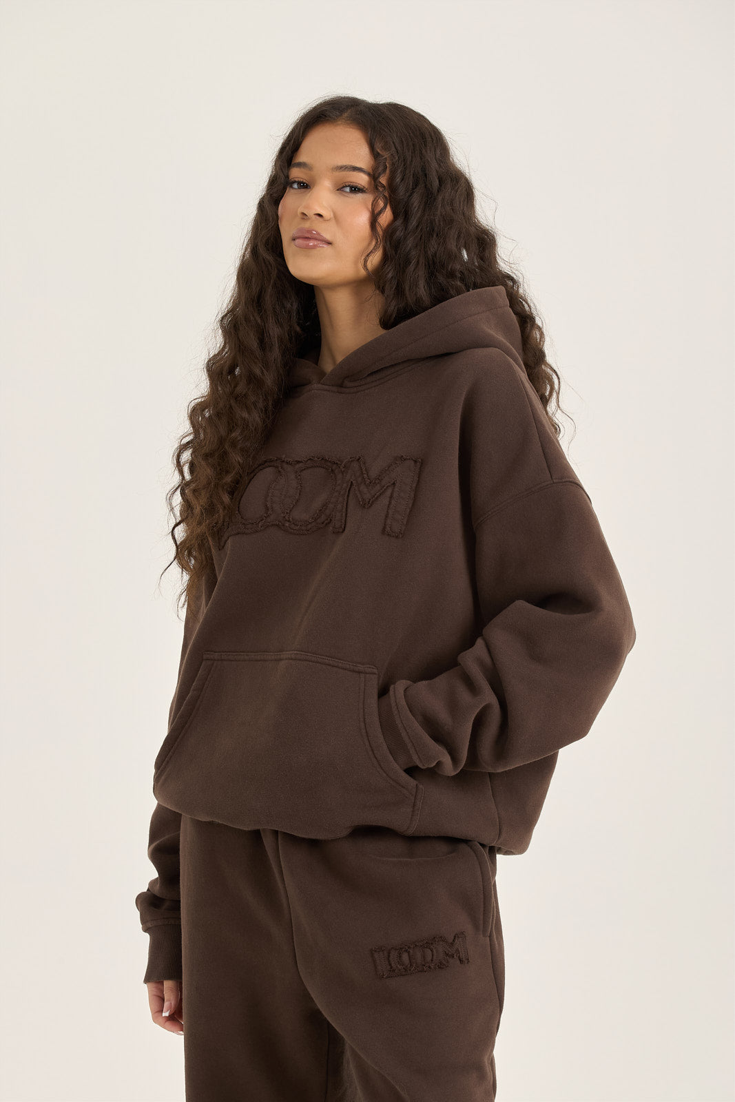 LOOM Applique Washed Oversized Hoodie