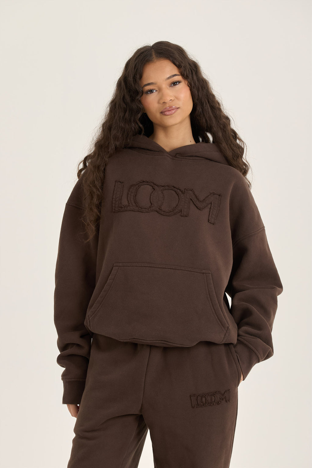LOOM Applique Washed Oversized Hoodie