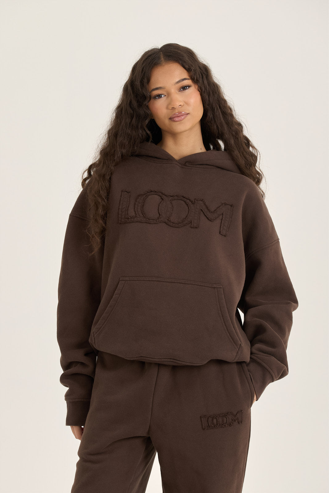 LOOM Applique Washed Oversized Hoodie
