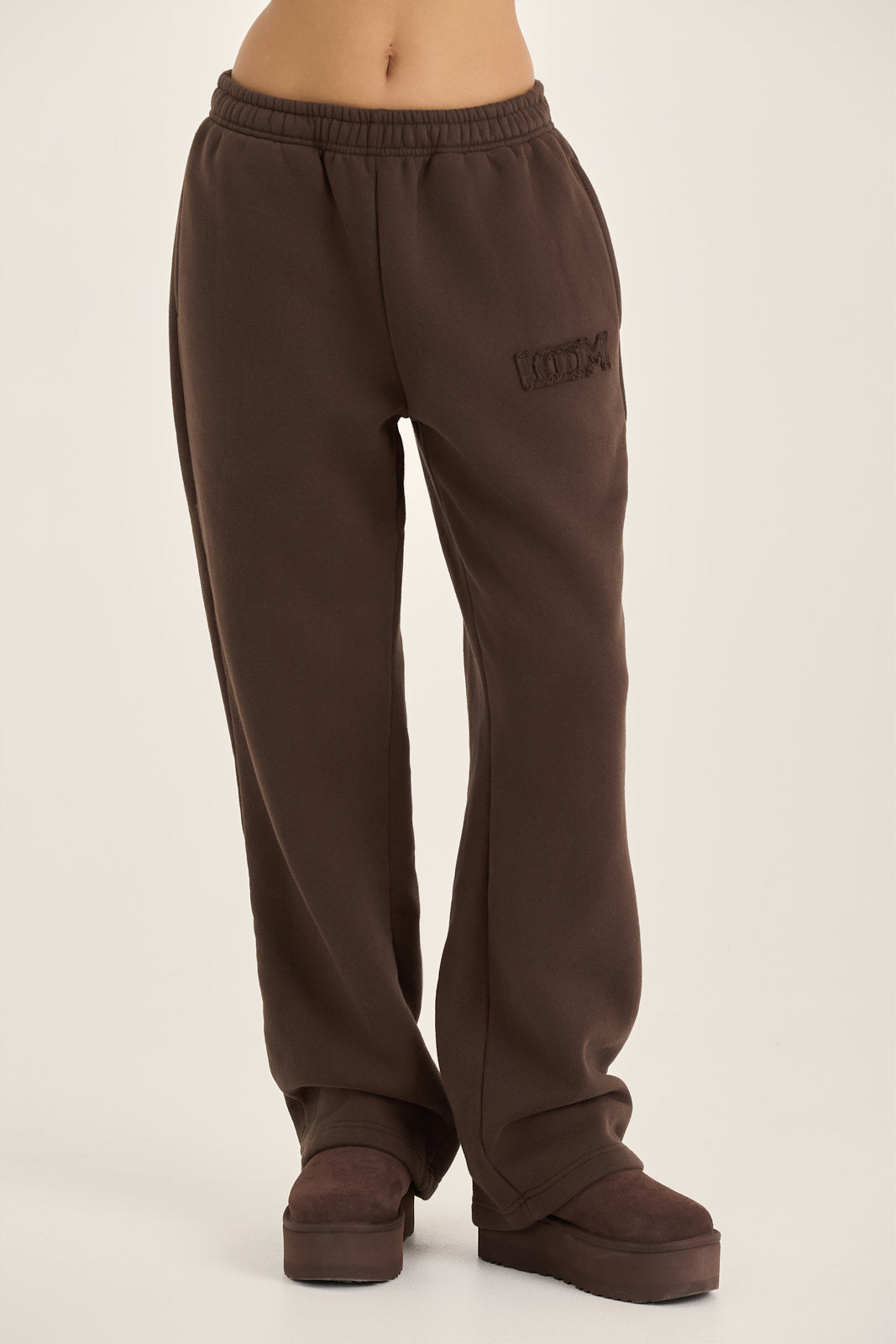 LOOM Applique Washed Straight Leg Jogger