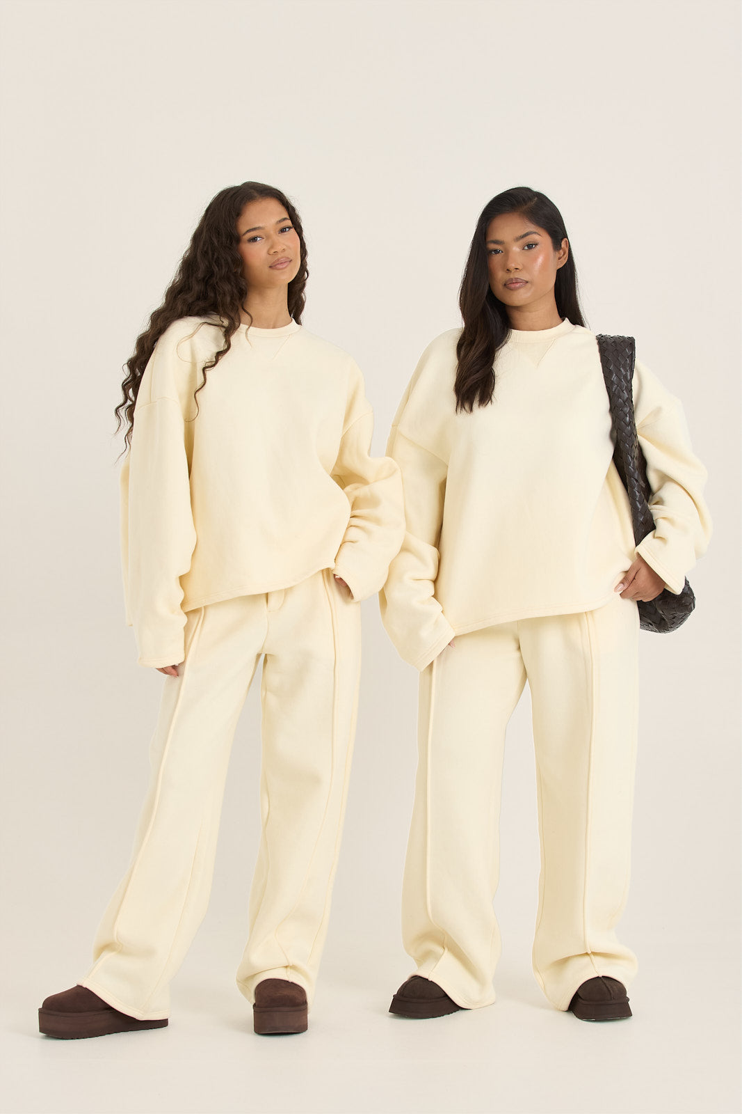 LOOM Ruched Sleeve Detail Sweat Shirt