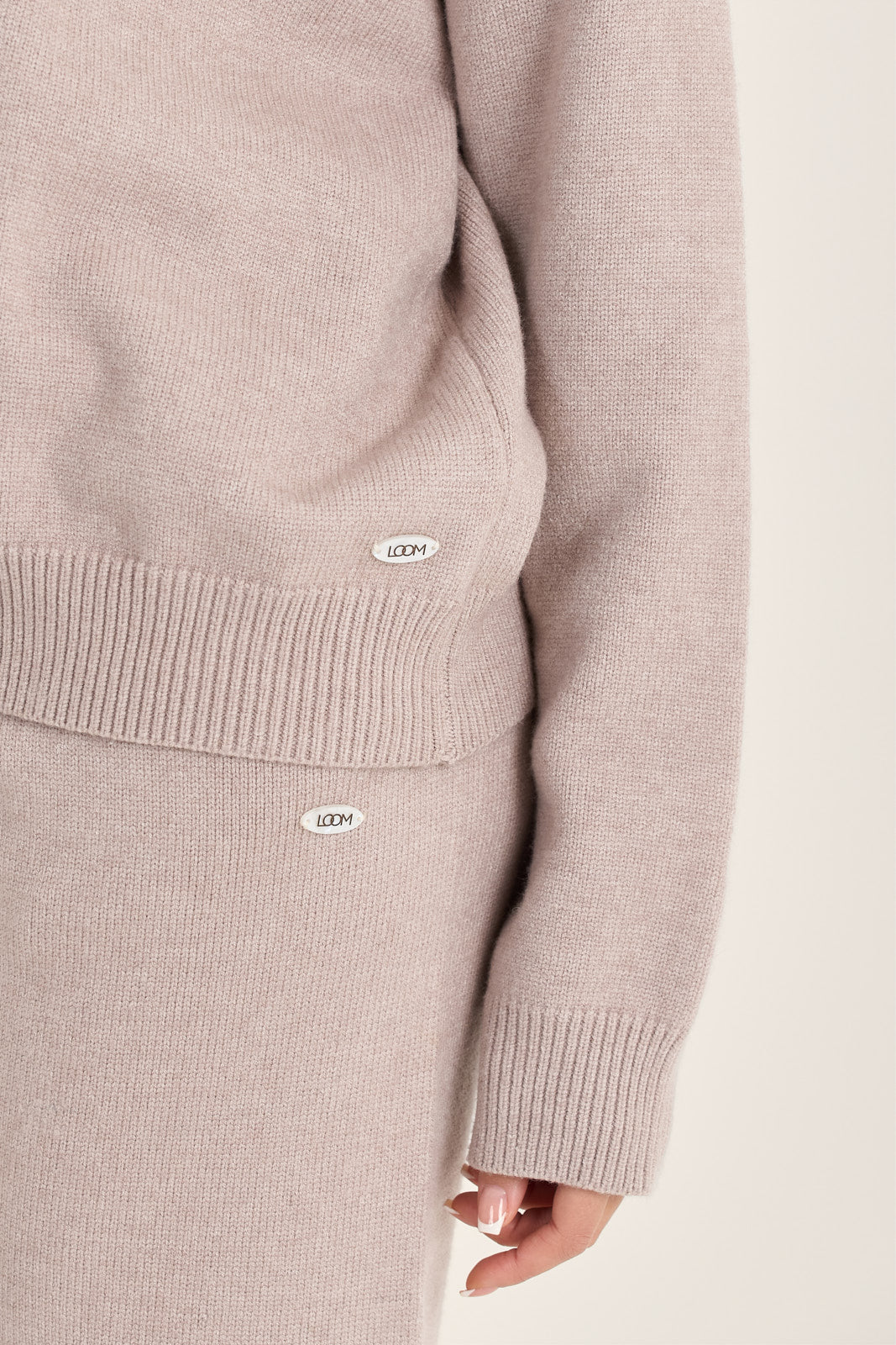 LOOM Soft Knit Collared Cardigan