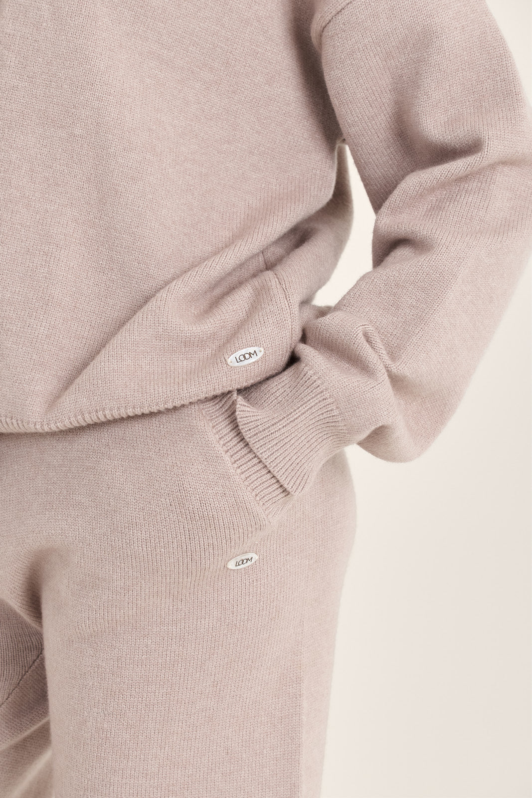 LOOM Soft Knit Straight Leg Trousers