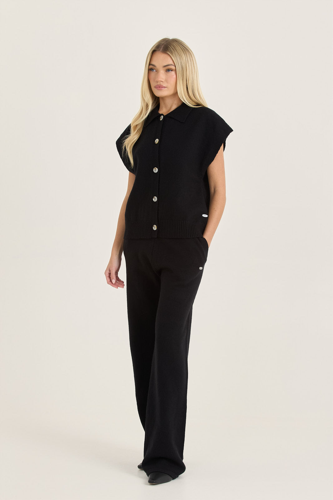 LOOM Soft Knit Straight Leg Trouser