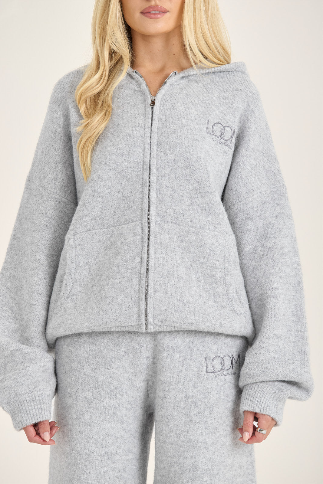 LOOM Knit Zip Through Hoodie