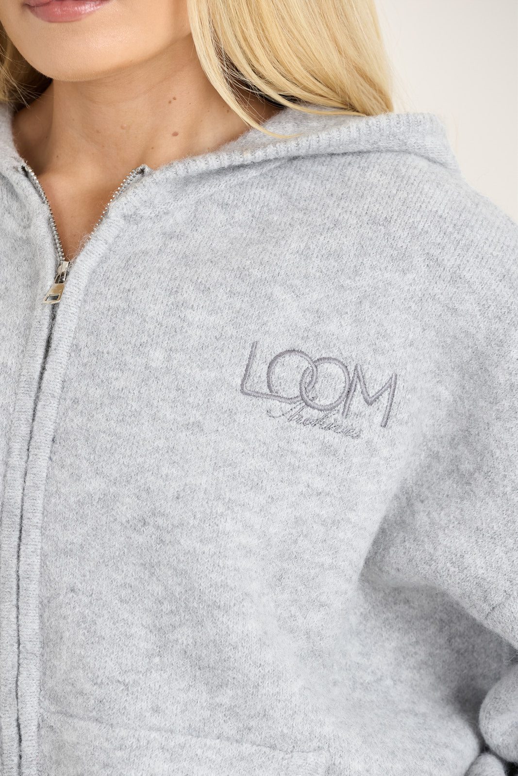 LOOM Knit Zip Through Hoodie