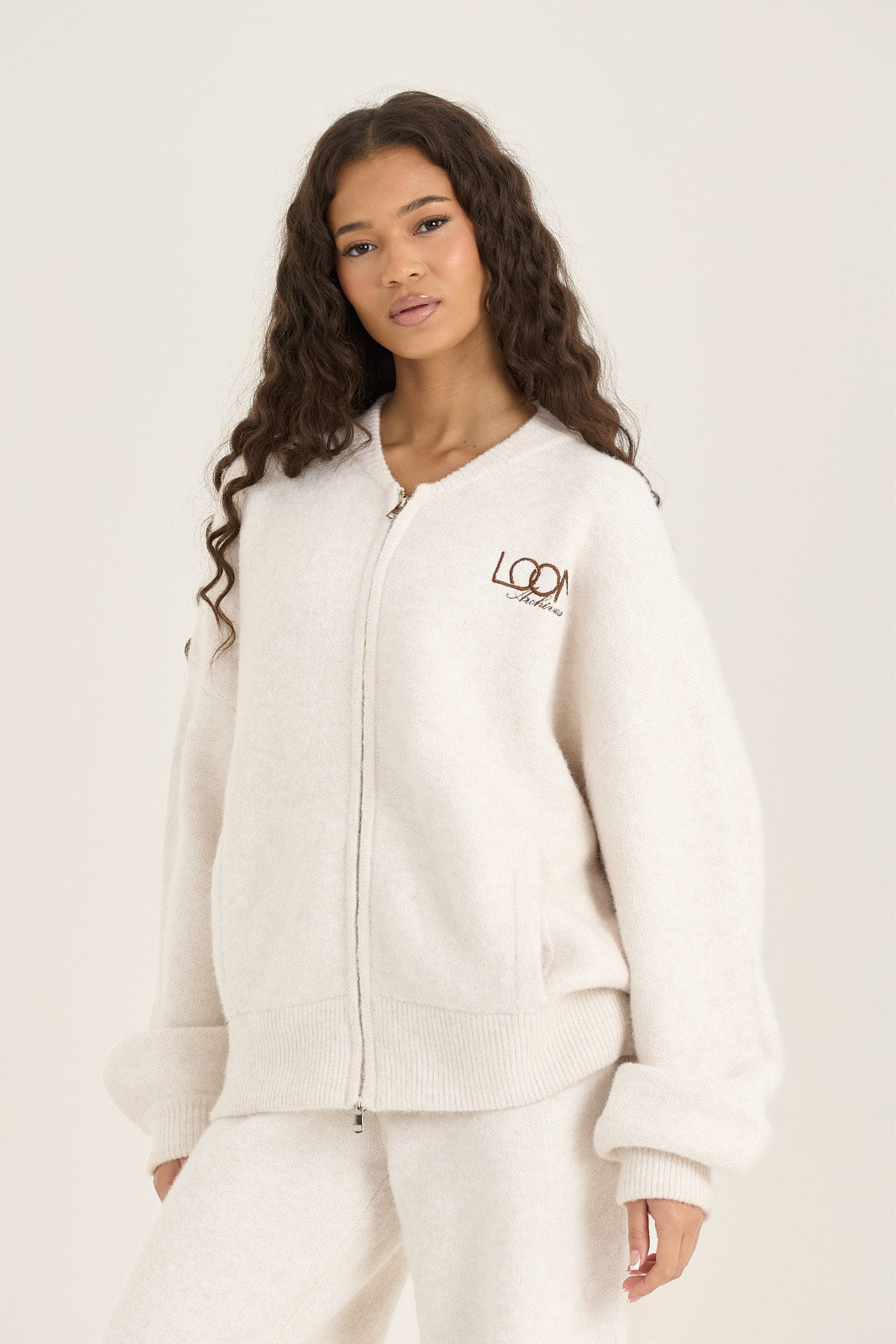 LOOM Zip Through Bomber Jacket