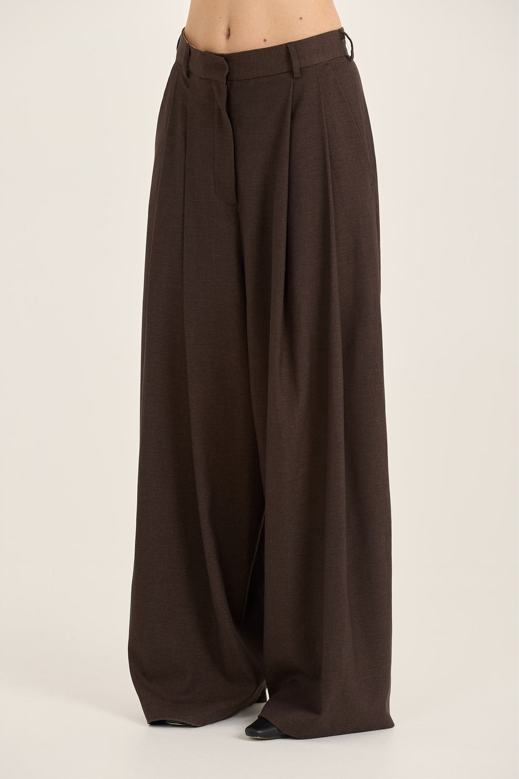 LOOM Tailored Barrel Leg Trousers