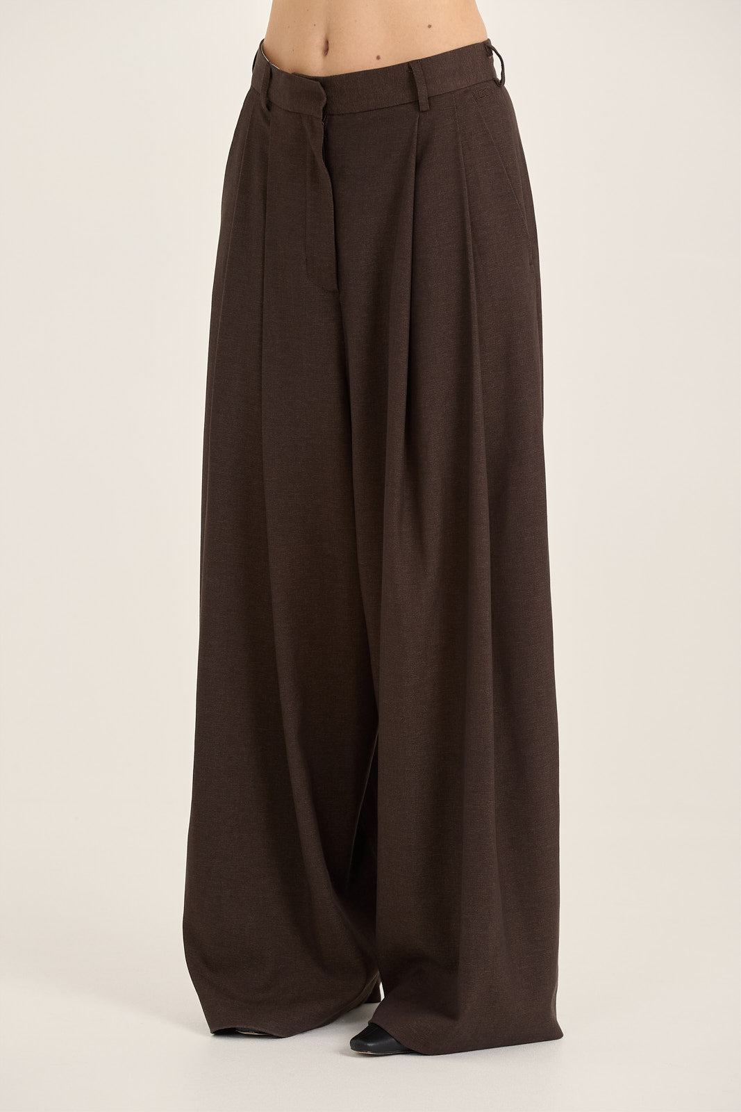 LOOM Tailored Barrel Leg Trousers