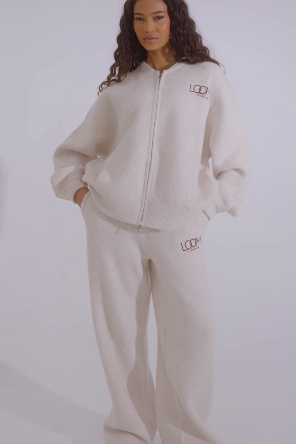 LOOM Zip Through Knit